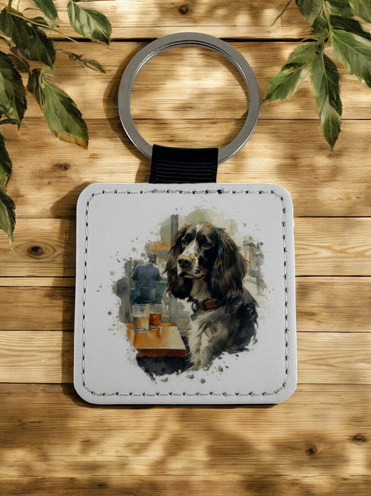 springer spaniel keyring