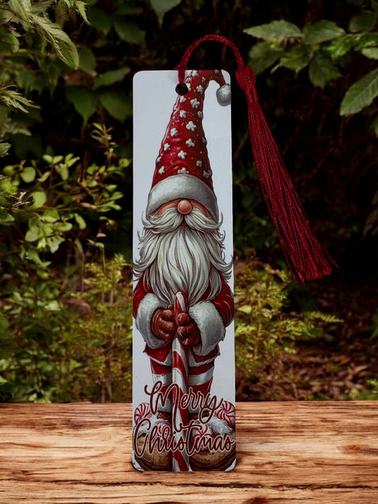 gnome candy cane bookmark