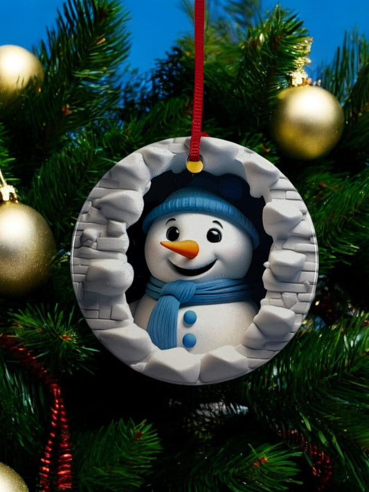 snowman ornament