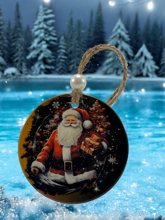 classic Santa ornament