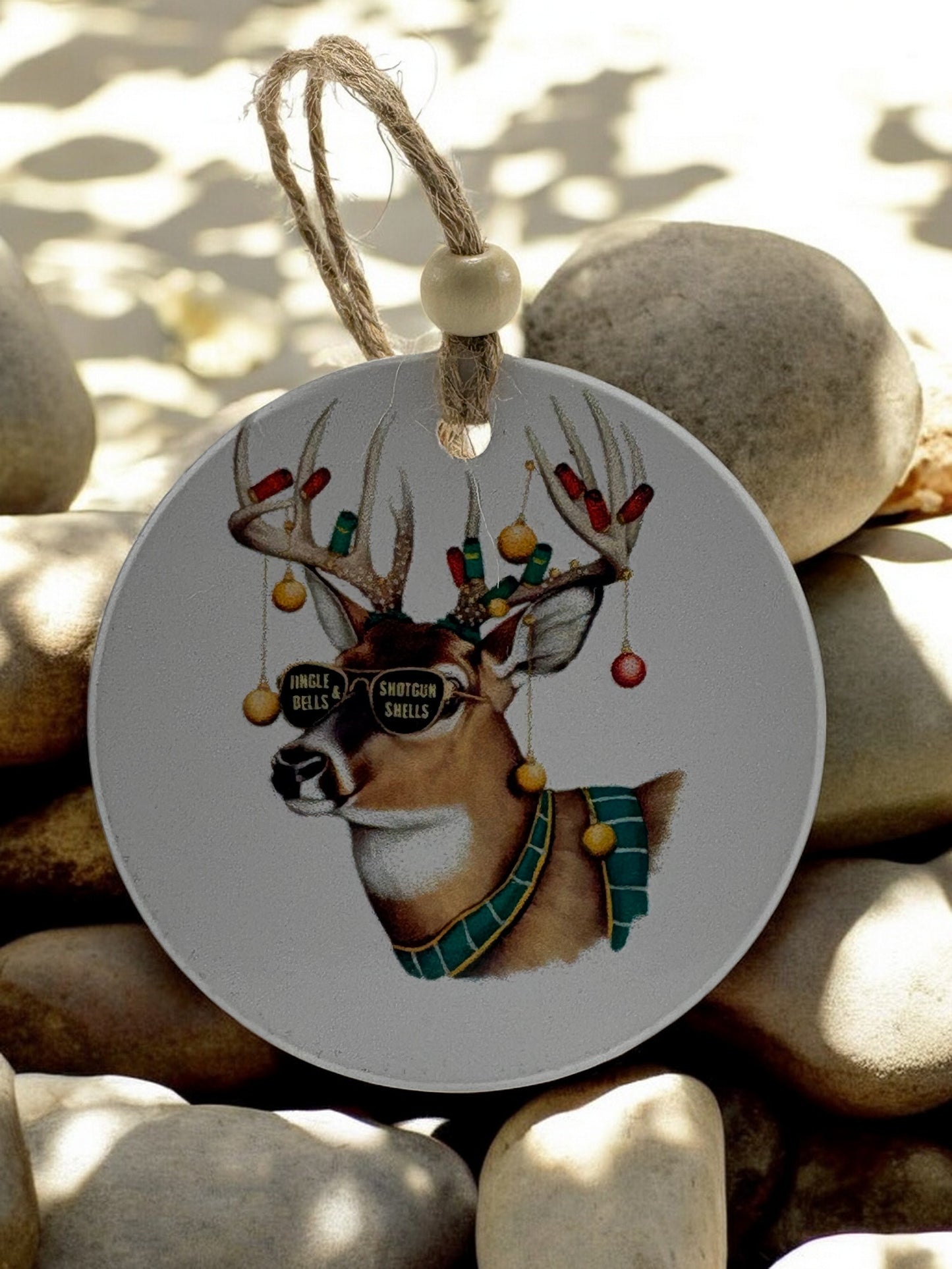 cool Christmas deer ornament