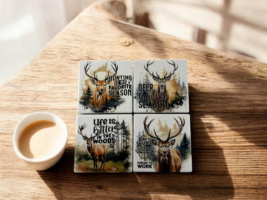 deer hunting coasters