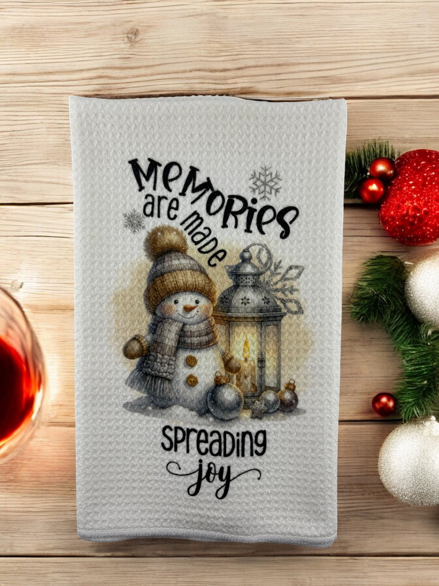 memories are made spreading joy towel