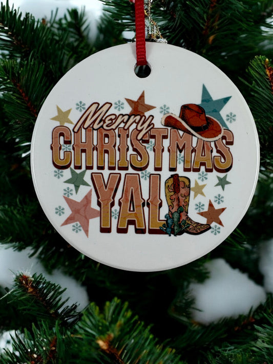 merry Christmas y'all ornament