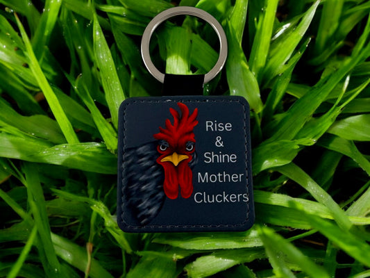 rise and shine keyring